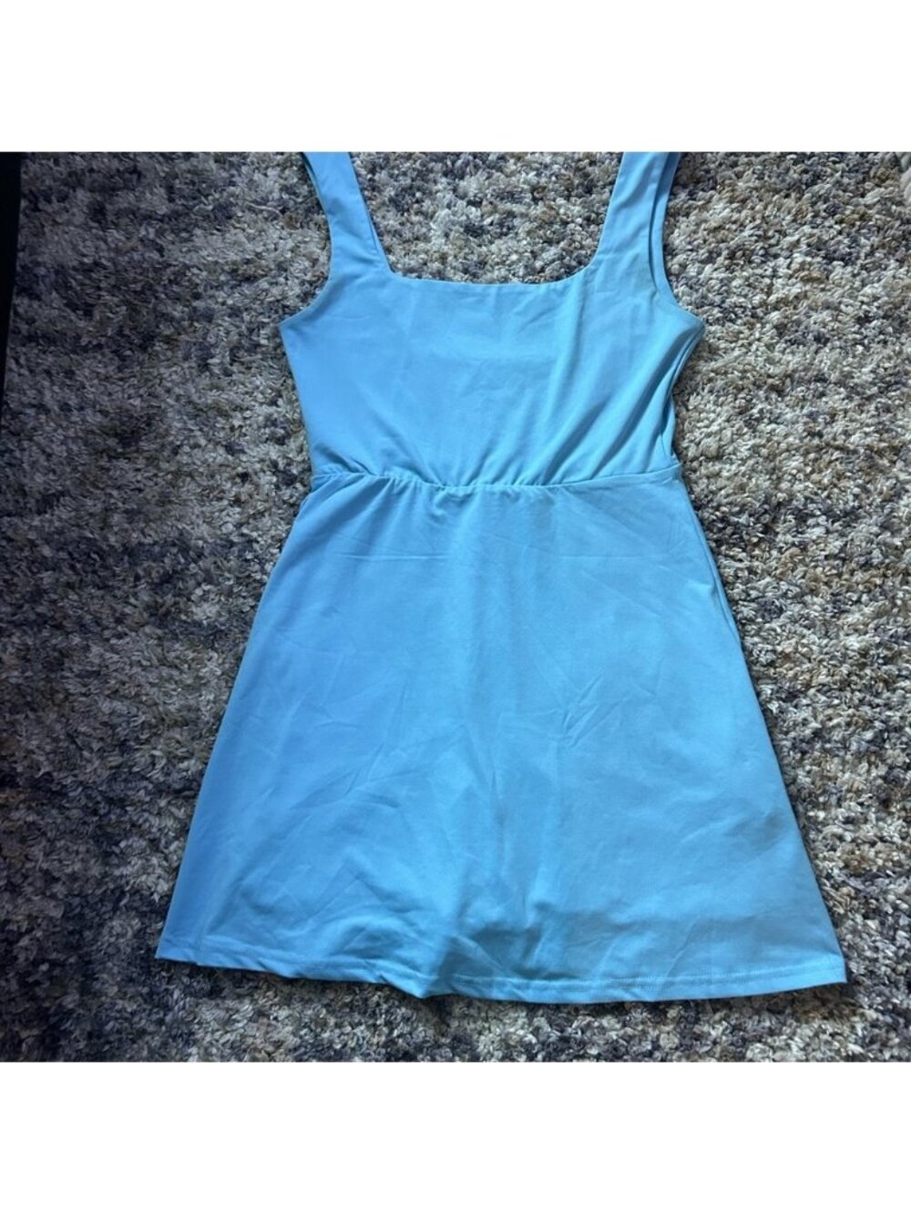 Baby Blue Dress (Built In Shorts)